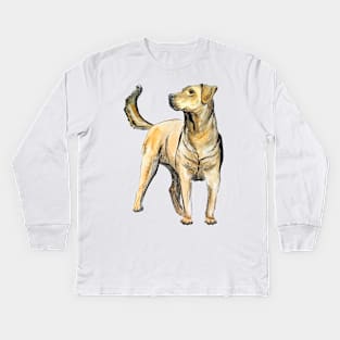 Labrador Kids Long Sleeve T-Shirt